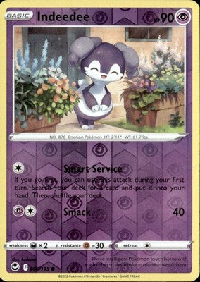 Indeedee 2022 Silver Tempest #086/195 Near Mint