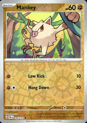 Mankey 2023 Paldea Evolved #106/193 Near Mint