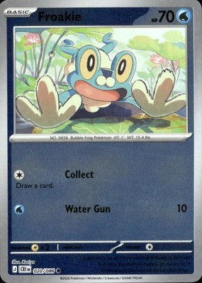 Froakie Chaos Rising #020/086 Near Mint