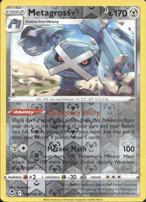 Metagross 2022 Silver Tempest #119/195 Near Mint