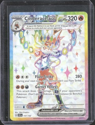 Cinderace ex 2024 Stellar Crown #157/142 Near Mint