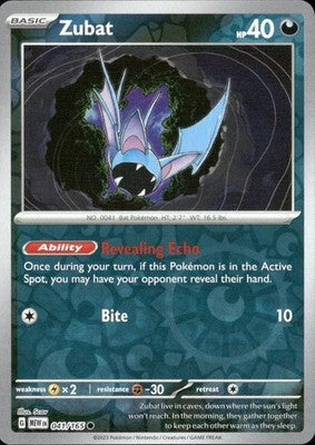 Zubat 2023 151 #041/165 Near Mint