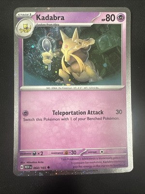 Kadabra 2023 151 #064/165 Near Mint