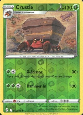 Crustle 2021 Evolving Skies #012/203 Near Mint