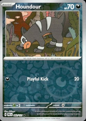 Houndour 2025 Prismatic Evolutions #062/131 Near Mint