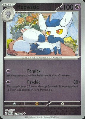 Meowstic Perfect Order #034/088 Near Mint