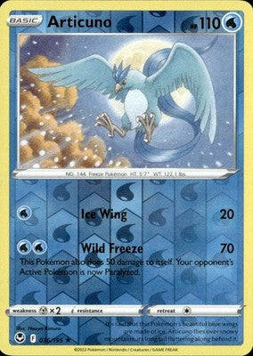 Articuno 2022 Silver Tempest #036/195 Near Mint