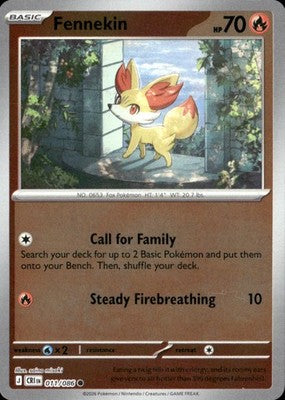 Fennekin Chaos Rising #011/086 Near Mint
