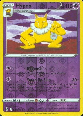 Hypno 2021 Evolving Skies #062/203 Near Mint