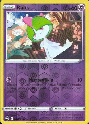 Ralts 2022 Silver Tempest #067/195 Near Mint