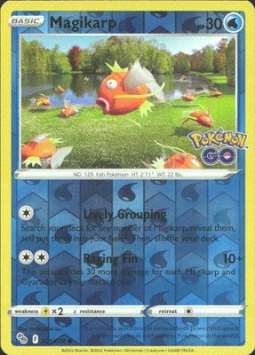 Magikarp 2022 Pokemon GO #021/078 Near Mint