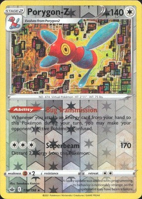 Porygon-Z 2021 Chilling Reign #118/198 Near Mint