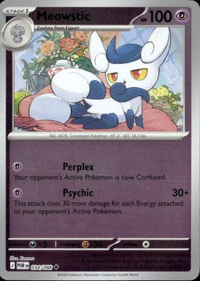 Meowstic Perfect Order #034/088 Near Mint
