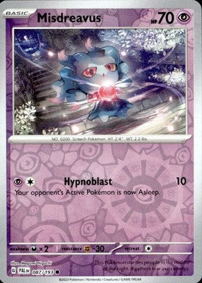 Misdreavus 2023 Paldea Evolved #087/193 Near Mint