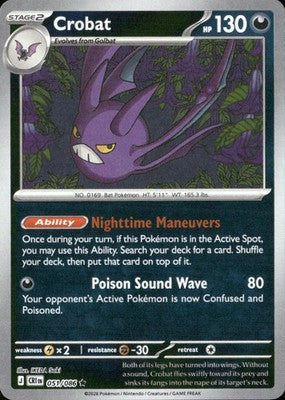 Crobat 2024 Shrouded Fable #029/064 Near Mint