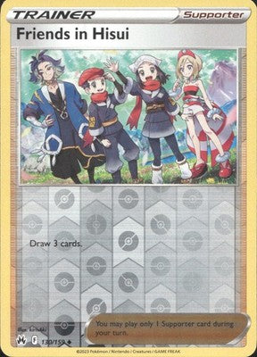 Friends in Hisui 2023 Crown Zenith #130/159 Near Mint