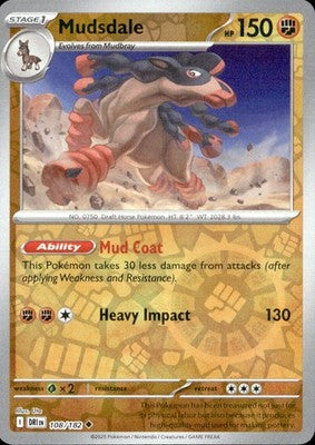 Mudsdale 2025 Destined Rivals #108/182 Near Mint