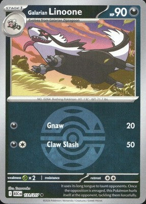 Galarian Linoone 2026 Ascended Heroes #131/217 Near Mint