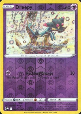 Dreepy 2022 Silver Tempest #087/195 Near Mint