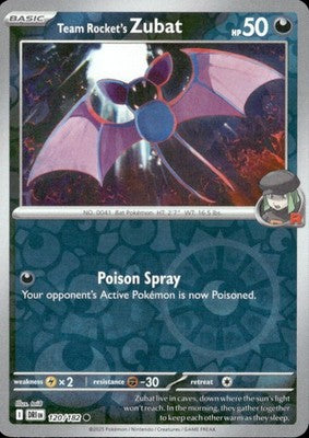 Team Rocket's Zubat 2025 Destined Rivals #120/182 Near Mint