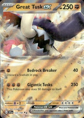 Great Tusk ex 2023 Scarlet ex (JP) #049/078 Near Mint