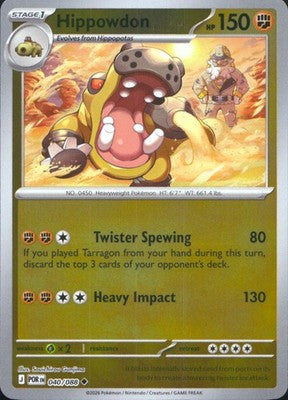 Hippowdon Perfect Order #040/088 Near Mint