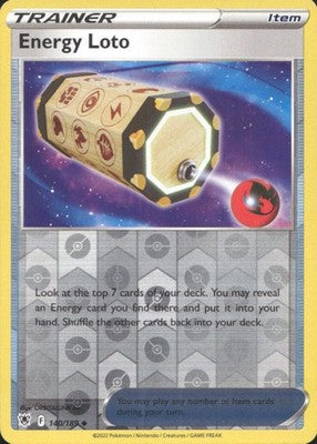 Energy Loto 2022 Astral Radiance #140/189 Near Mint