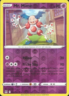 Mr. Mime 2022 Lost Origin #067/196 Near Mint