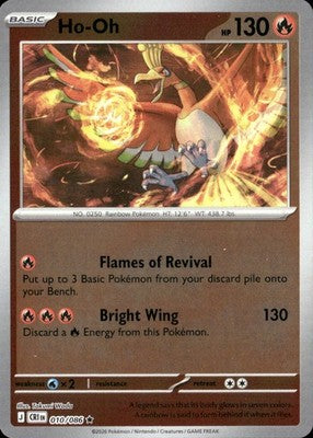Ho-Oh Chaos Rising #010/086 Near Mint
