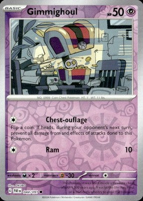 Gimmighoul 2024 Paldean Fates #044/091 Near Mint