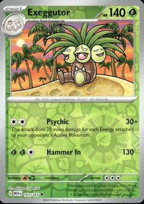 Exeggutor 2023 151 #103/165 Near Mint