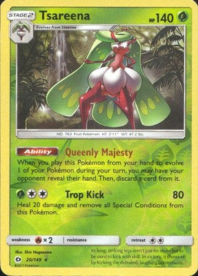 Tsareena 2017 Sun & Moon #20/149 Near Mint