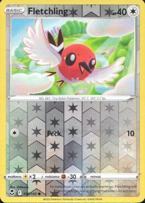 Fletchling 2022 Silver Tempest #150/195 Near Mint