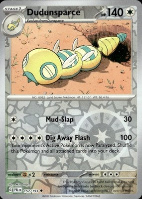Dudunsparce 2023 Paldea Evolved #157/193 Near Mint