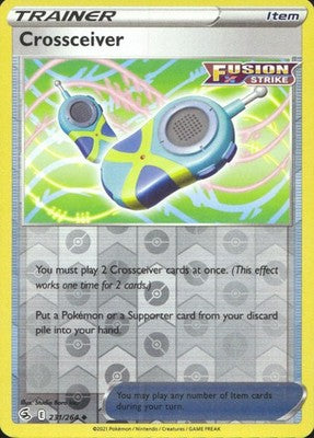 Crossceiver 2021 Fusion Strike #231/264 Near Mint