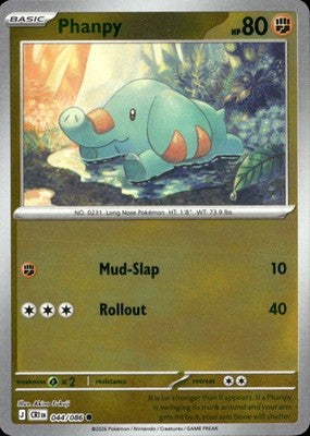 Phanpy Chaos Rising #044/086 Near Mint