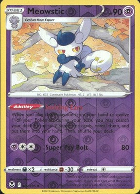 Meowstic 2022 Silver Tempest #082/195 Near Mint