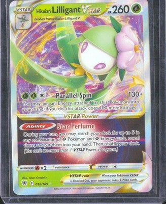 Hisuian Lilligant VSTAR 2022 Astral Radiance #018/189 Near Mint