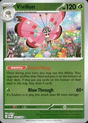 Vivillon Perfect Order #009/088 Near Mint