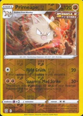 Primeape 2021 Battle Styles #067/163 Near Mint