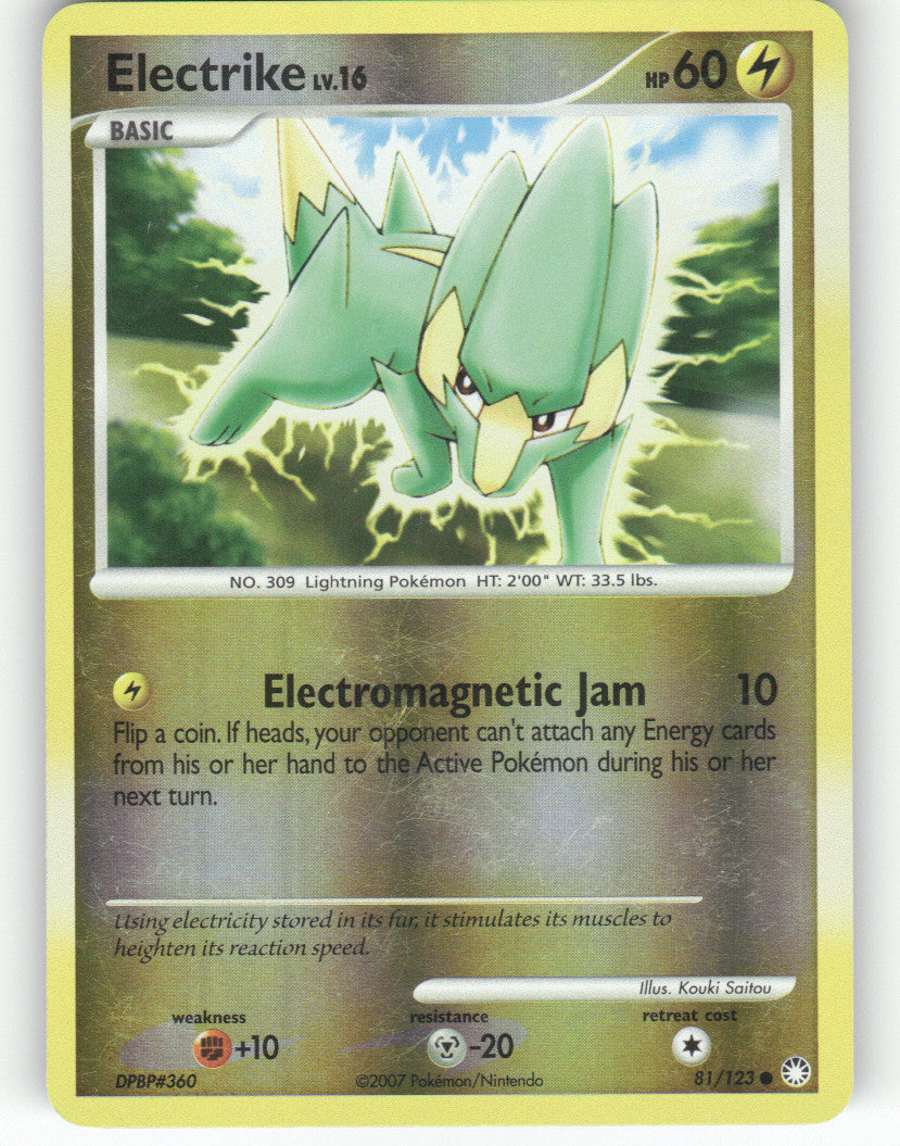 Electrike Reverse Holo Common Mysterious Treasures 81/123 NM