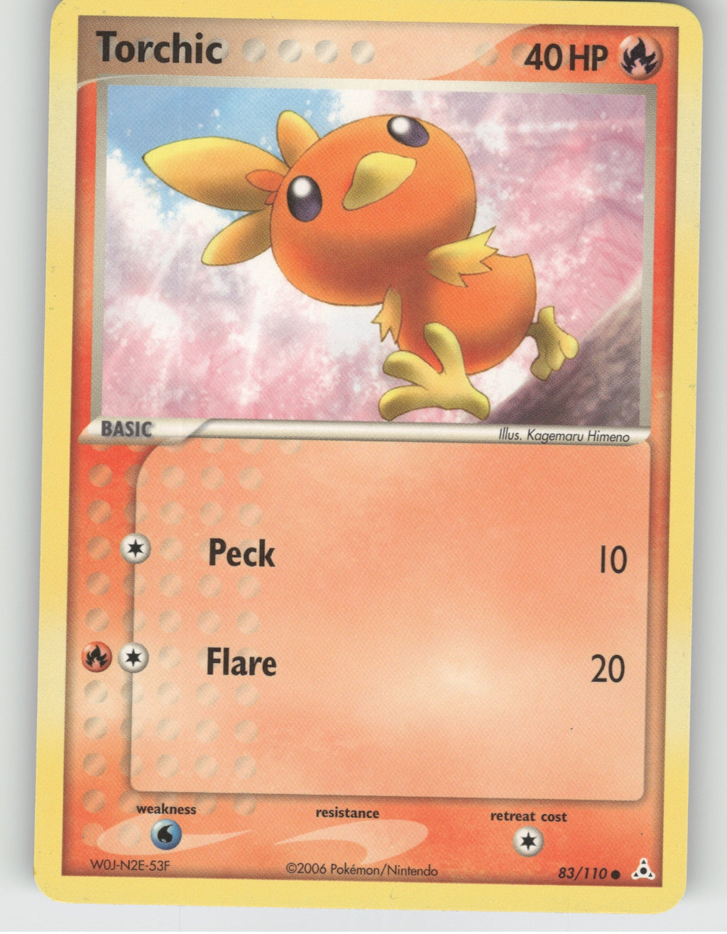 Torchic Common EX Holon Phantoms 83/110 NM