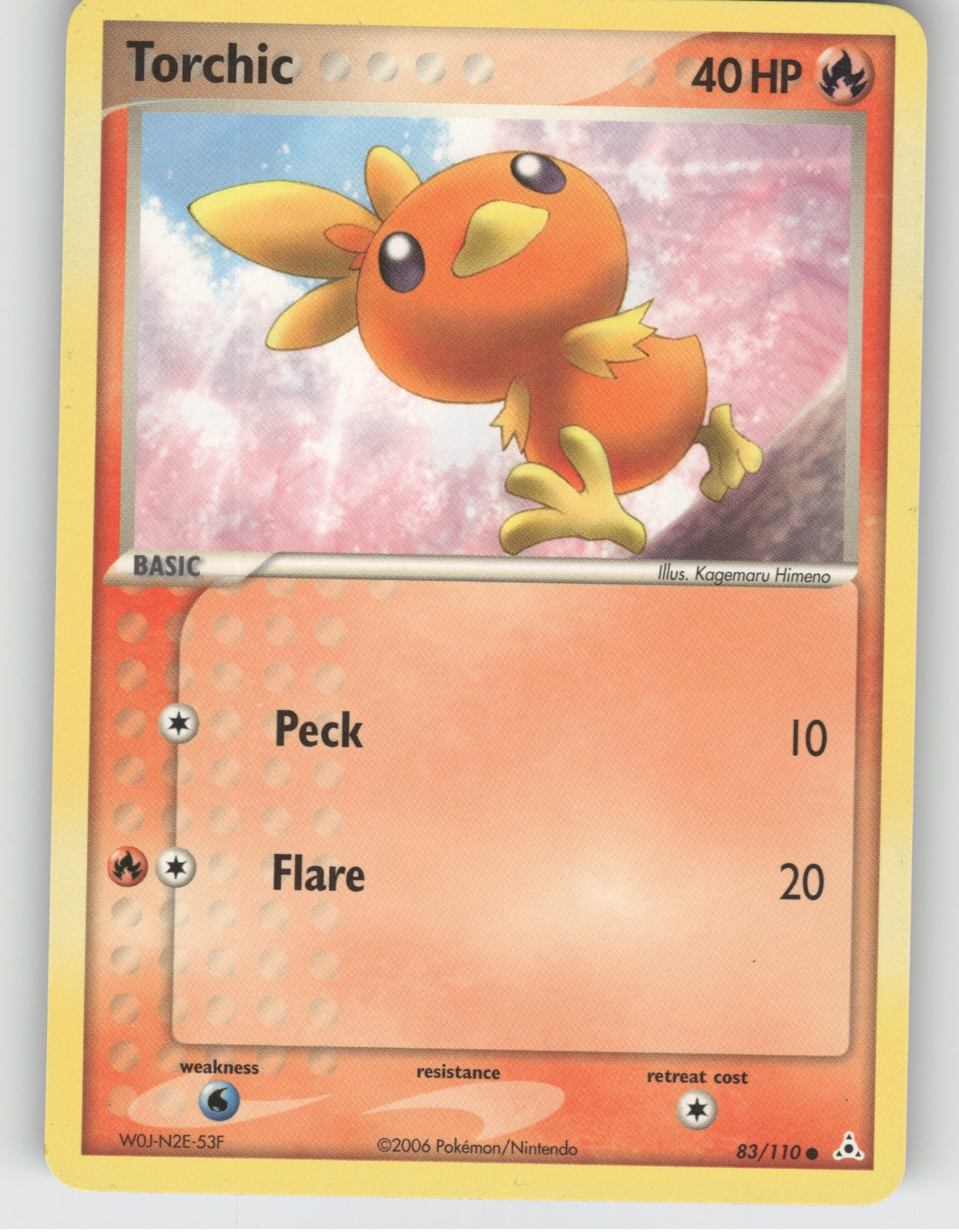 Torchic Common EX Holon Phantoms 83/110 NM