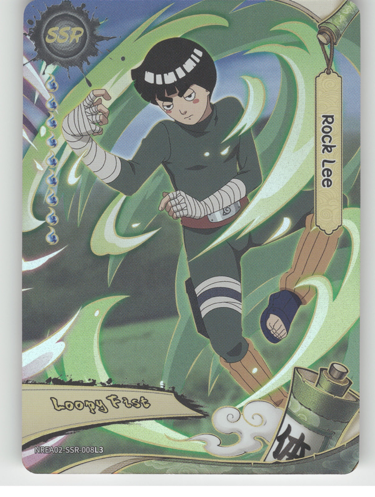 Rock Lee Base SSR Earth Scroll Series 2 008L3 NM front