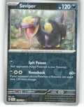 Seviper Reverse Holo Common SV01: Scarlet & Violet Base Set 128/198 NM