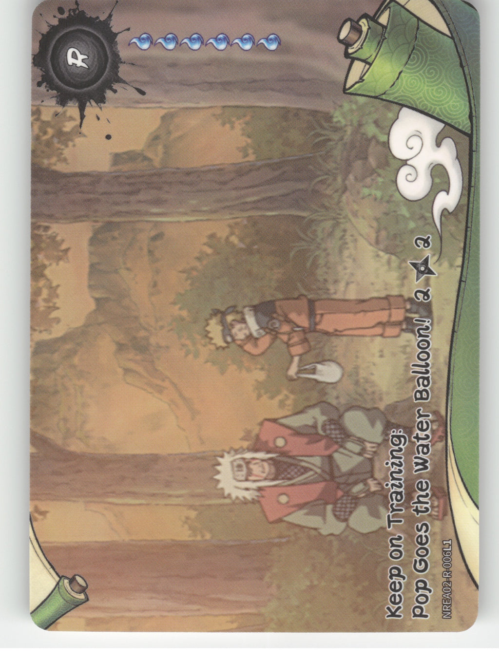 Keep On Training: Pop Goes The Water Balloon!\n2/2 Base R Earth Scroll Series 2 front