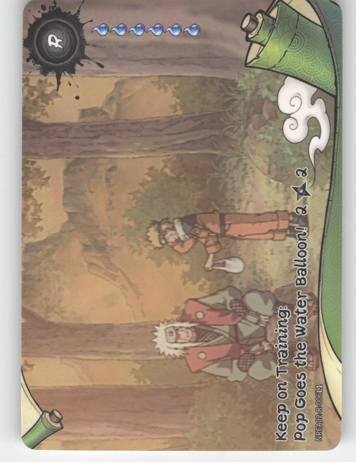 Keep On Training: Pop Goes The Water Balloon!\n2/2 Base R Earth Scroll Series 2 front