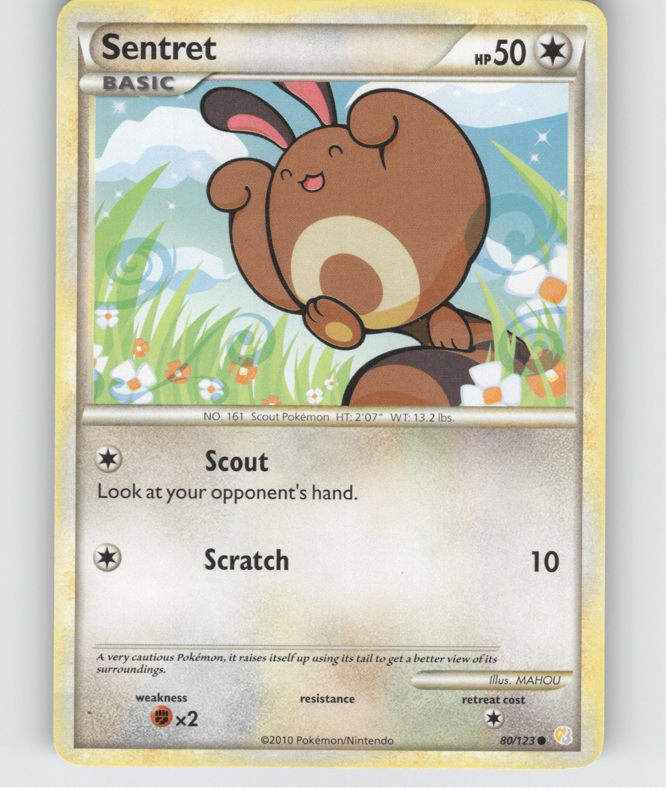 Sentret Common HeartGold SoulSilver 80/123 NM