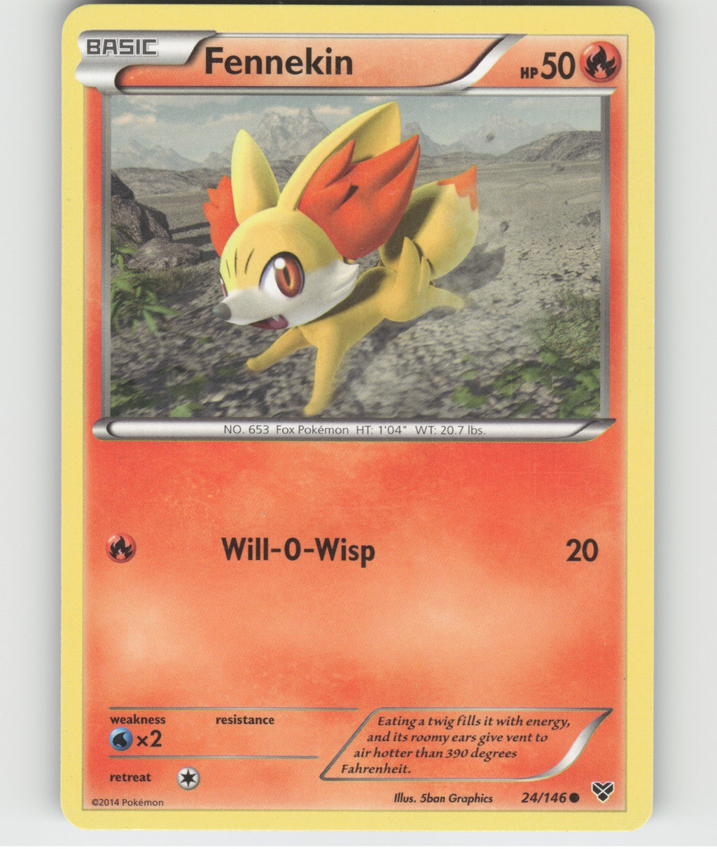 Fennekin Common XY Base Set 24/146 LP