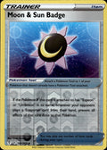 Moon & Sun Badge Reverse Holo Uncommon SWSH07: Evolving Skies 151/203 NM